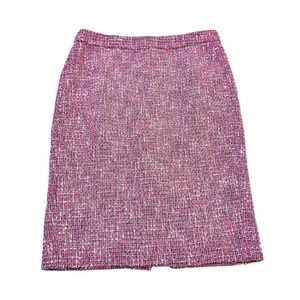J. Crew Woven Knit Pencil Skirt Italian Fabrics Size 4